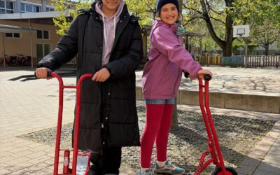 Neue Roller für den Schulhof